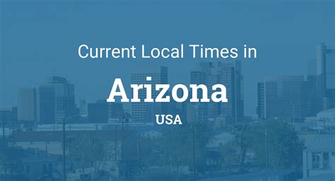 what time is it in arizona